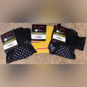 3 pair of Nobo panties. XL